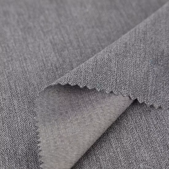 100 % Polyester, bedruckt, flammhemmend, feuerfest, langlebig, Verdunkelungsimitat, Premium-Polsterstoff in Leinenoptik, einfarbiger Vorhangstoff für Wohnzimmer